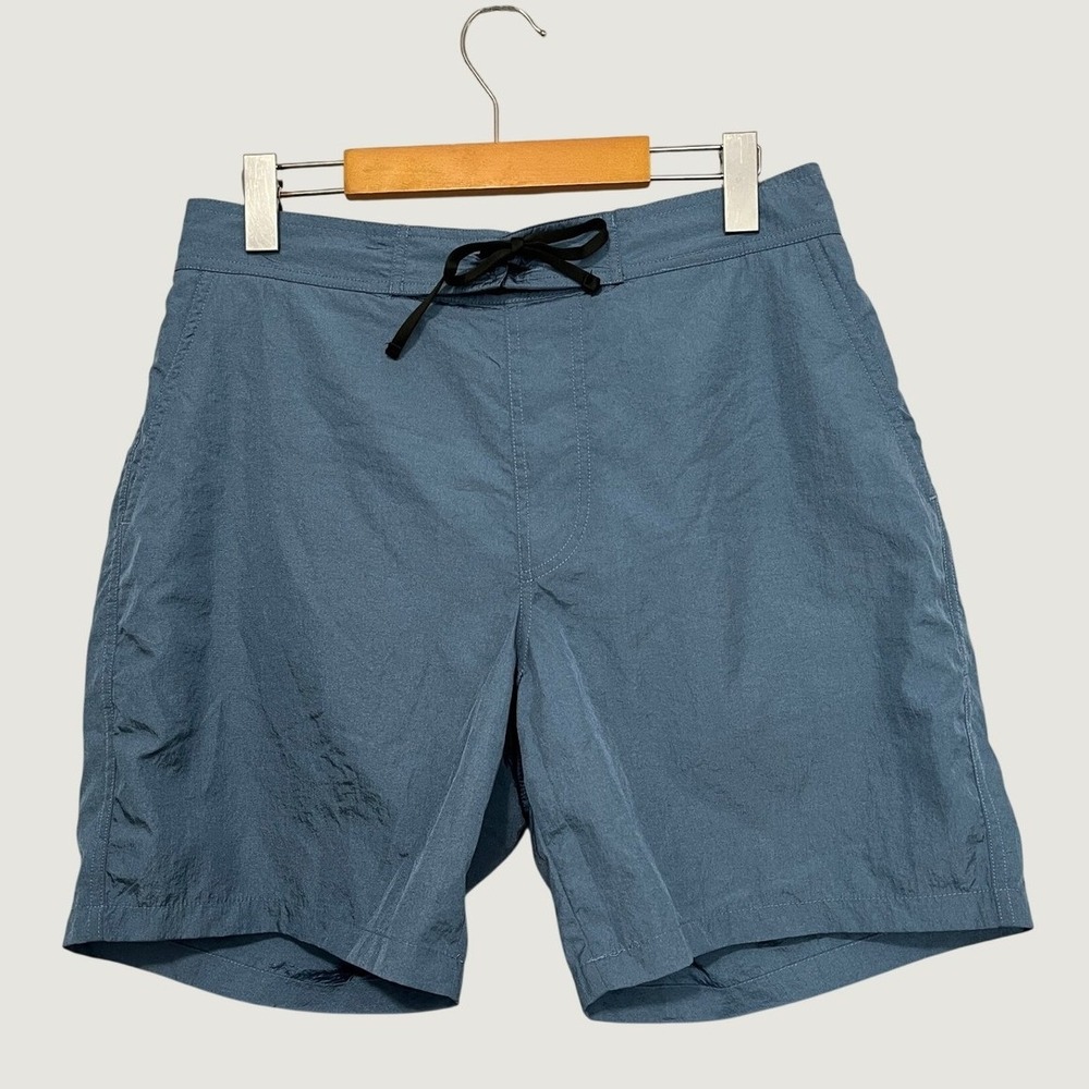 BN3TH Mens Blue Board Shorts Swim Trunks MyPakage Pouch Liner Size Medium